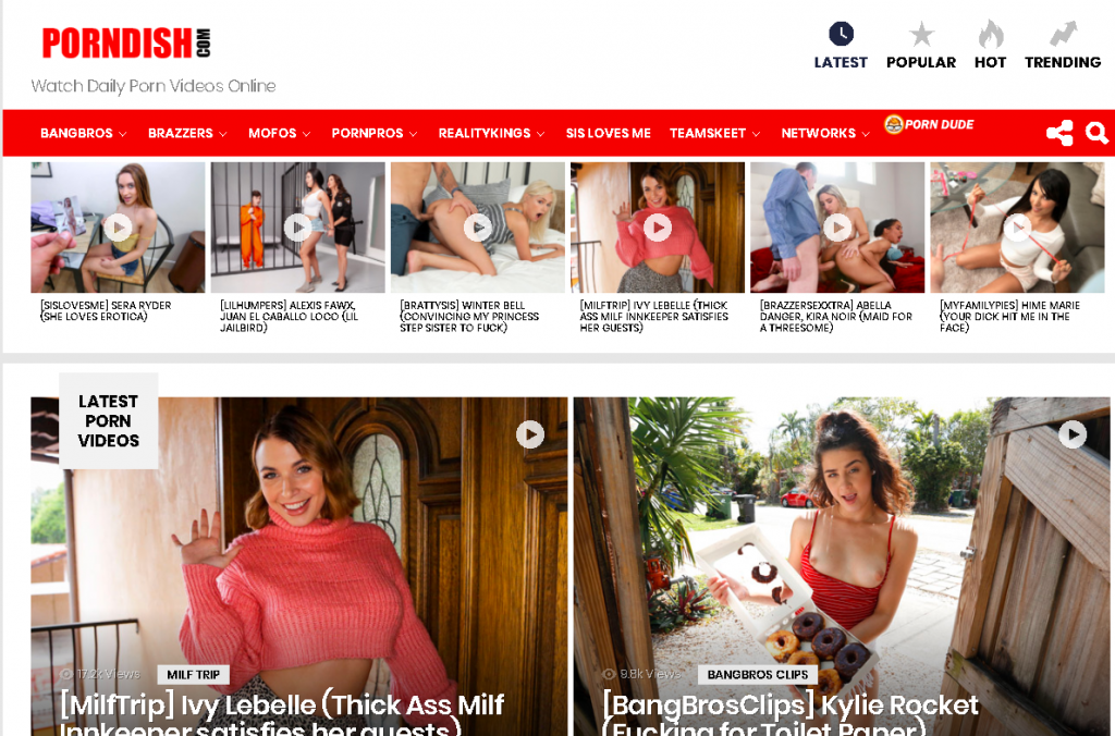 Porn Dish Serves A Three-Course Meal of Free Porn Videos
